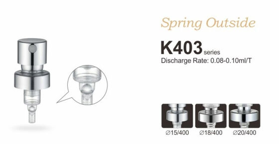 전체 알루미늄 외부 스프링 15/400 18/400 20/400 압착 펌프 K403