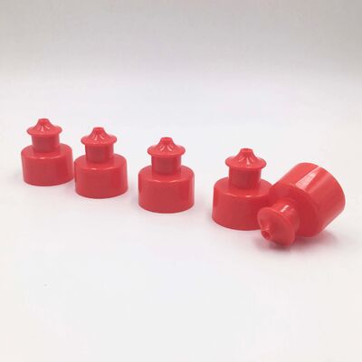 28mm 플라스틱 푸시 풀 캡 병 캡