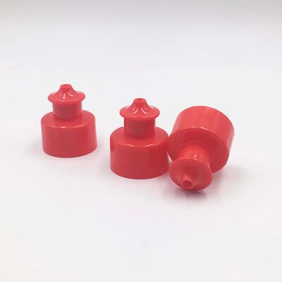 28mm 플라스틱 푸시 풀 캡 병 캡