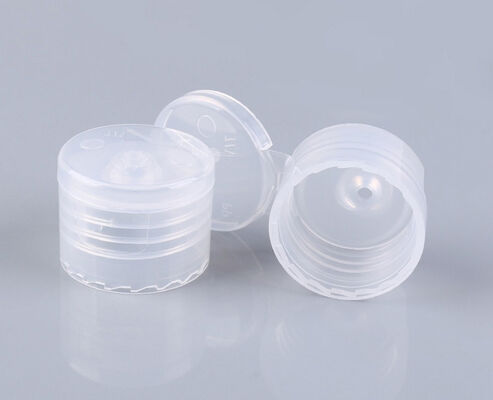 매끄러운 표면 병 뚜껑 24 28mm 짜기 샴푸 병 플라스틱 플립 캡