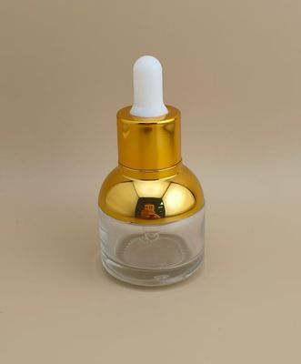 아름다운 원형 투명 에센스 용기