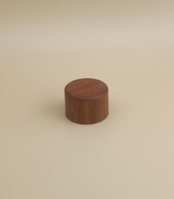 목재 곡물 플라스틱 둥근 부드러운 캡 화장품 병